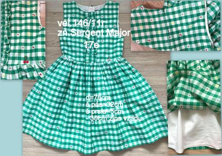 Dievčenské šaty veĺ.146/11r., zn.sergent major, sergent major,146