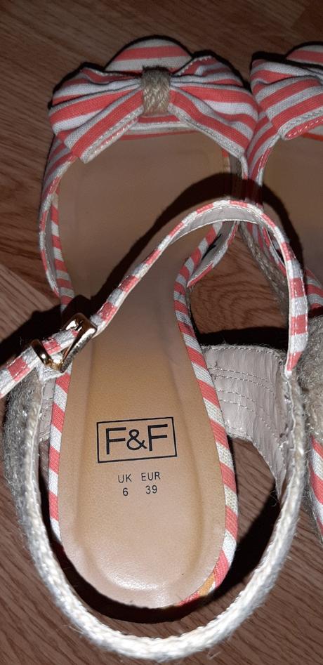 Sandále na platforme, f&f,39