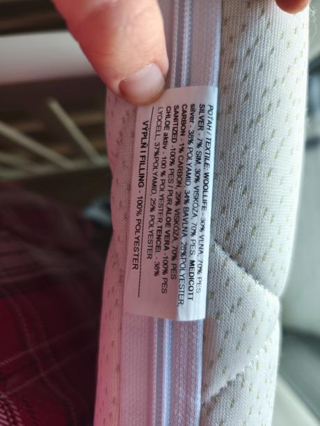 Matrac bambino eco - kokos/hr pena top stav, šírka (cm): 60,dĺžka (cm): 120