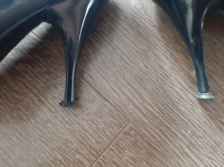 Kožené lodičky s otvorenou špičkou, 37