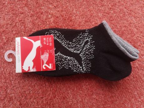 Puma dievčenské ponožky 2páry veľkosť 27-30, puma,27 / 28 / 29 / 30