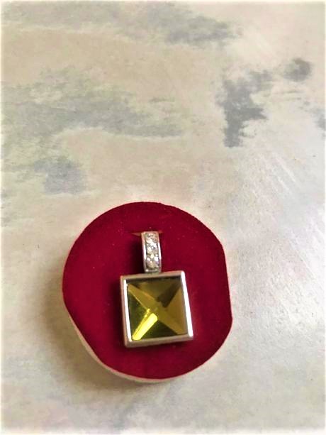 Náušnice - brúsené zrkadlovky,