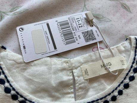 Blúzka mango vyšívaná, mango,152