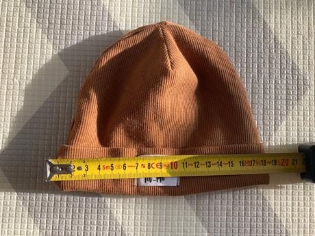 Súprava čiapky a nákrčníka škoricové, 62