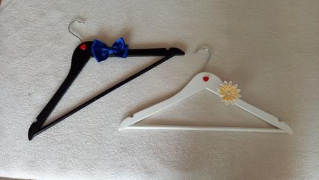 Svadobný vešiak ženích, nevesta, 