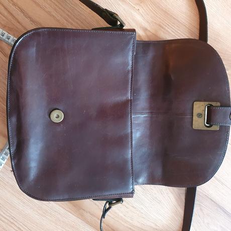 Kožená kabelka claudio ferrici, 