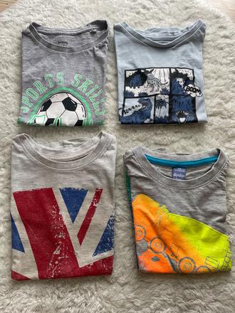 Bavlnene tricka s kratkym rukavom, 104