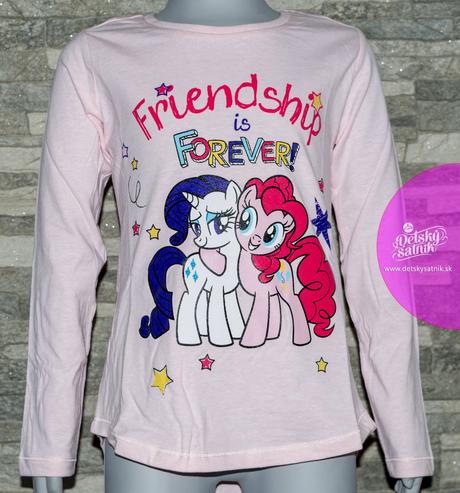 Dievčenské tričko my little pony ružové, 92