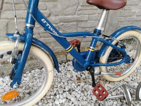 16-palcový bicykel btwin 900 + pomocne kolieska, 16