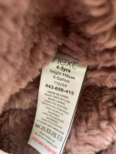 Nepremokavá zimná bunda/parka zn.next (veľ.110), next,110