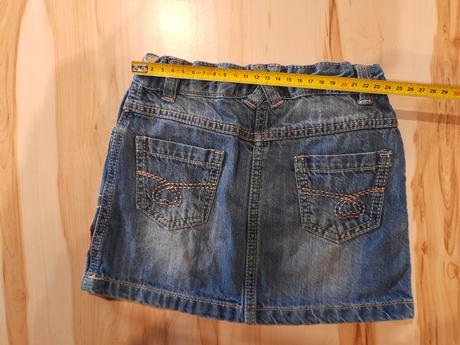 Riflová suknička s nastaviteľným pásom, f&f,104