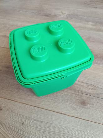 Vedierko s kockami lego duplo, 