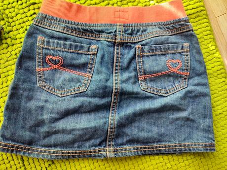 Parádne riflové sukne 2ks, f&f,122