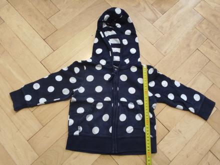 Bodkovana mikina 86-92, next,86