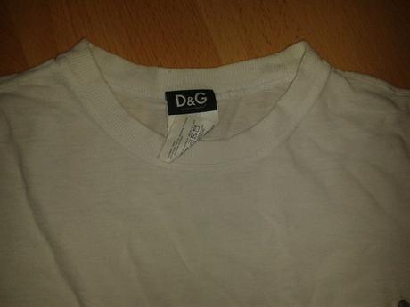 Biele tricko, d&g, l