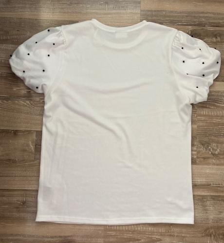 Krásne tričko/svetrík beloved na rukáve s korálkam, xxl