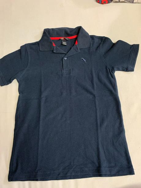 Tričko s golierom, h&m,152