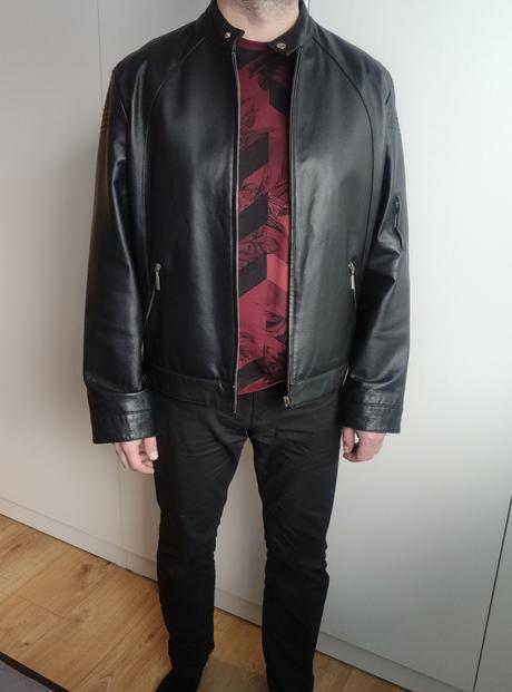 Kožená bunda - kara, veľ. xl/xxl, l