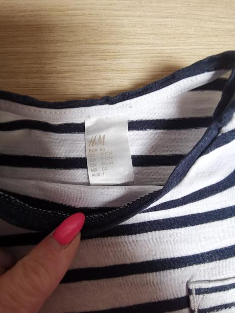 Chlapčenské tričko h&m, č, 80, h&m,80