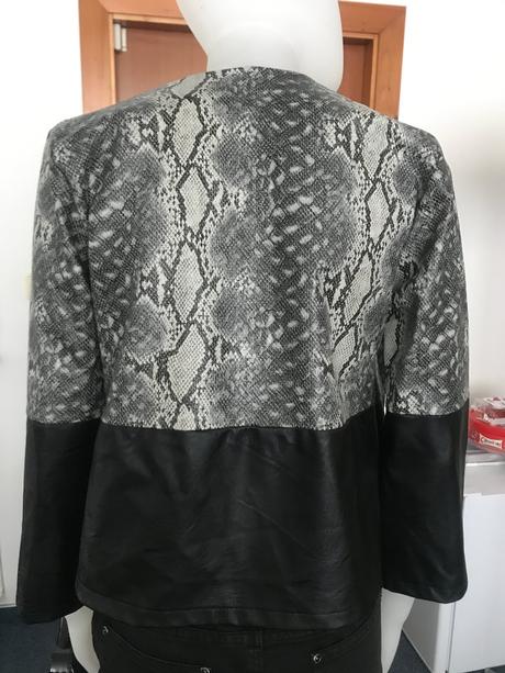 Krátka koženková bunda, uni, 