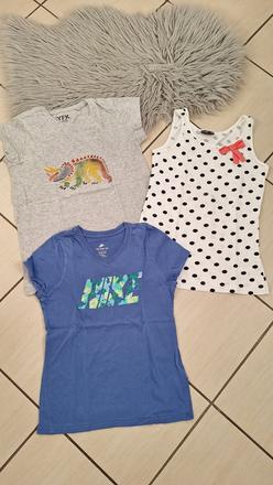 3x tričko, nike,146