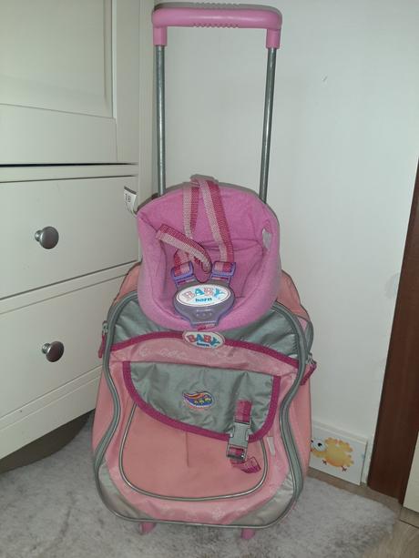Kufrik, sedačka baby born, 