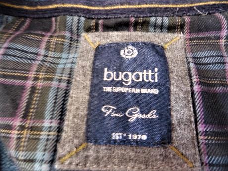 Bavlnený športový svetrík bugatti, m