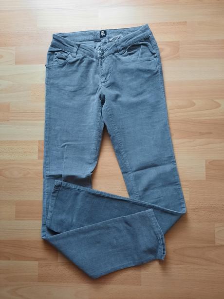 Dámske menčestráky, denim,s