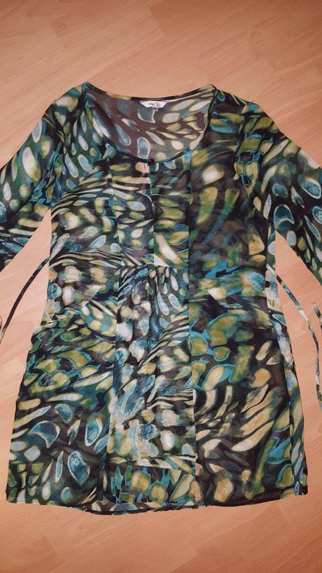 Priehľadné šaty/tunika, m&co,38