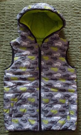 Obojstranná vesta autá, topolino,128