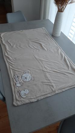 Béžová teplá deka, 