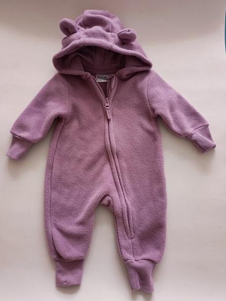 Teplý fialový overal, ergee,50