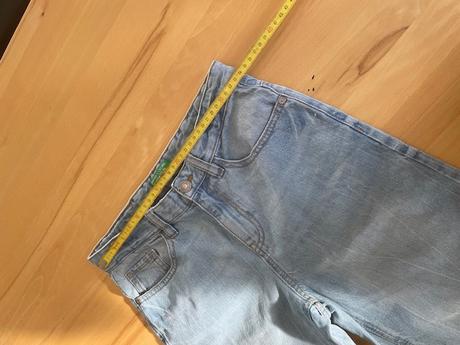 Značkové kratasove rifle (pepe jean, benetton), pepe jeans,140
