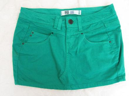 Zelená minisukňa trf zara 34, zara,34