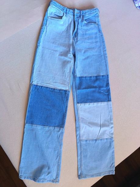 Dievčenské rifle, denim,164