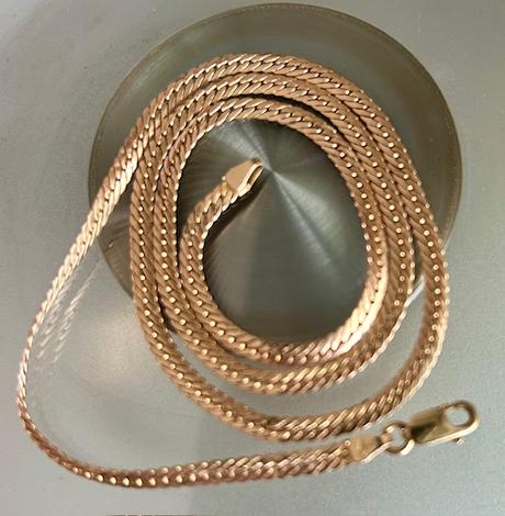 Zlata retiazka 14k 585 zlato, 