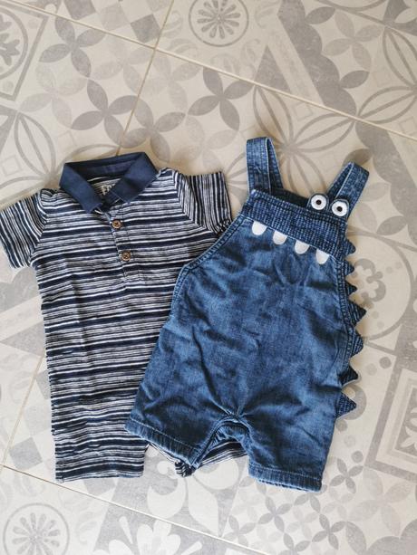 Chlapčenské kraťasy na traky+body, 68–80