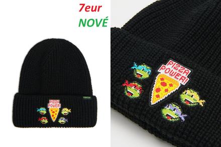 Zimná čiapka turtles/ninja korytnačky čierna,