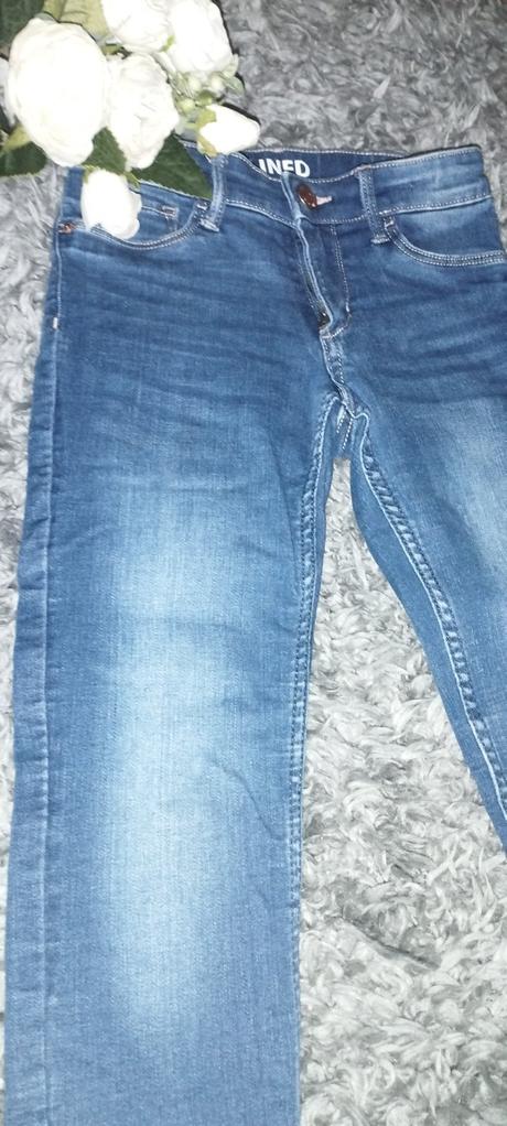 Zateplené rifle, denim,116