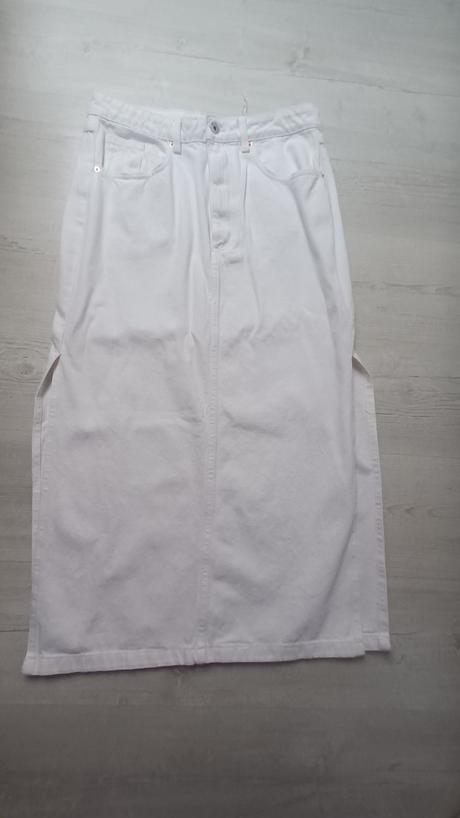 Biela riflova sukňa, 40