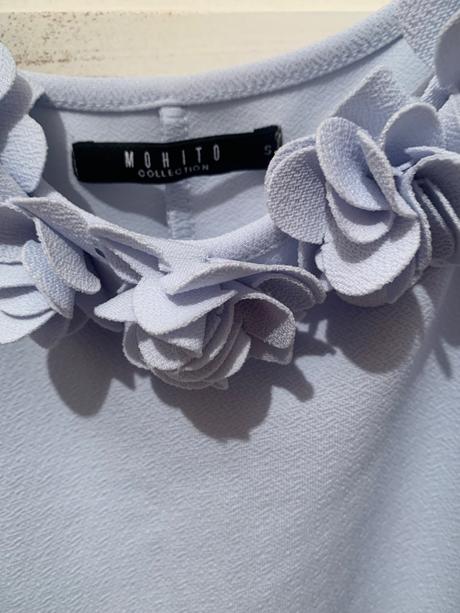 Letné šaty s aplikáciou kvetov, mohito,m