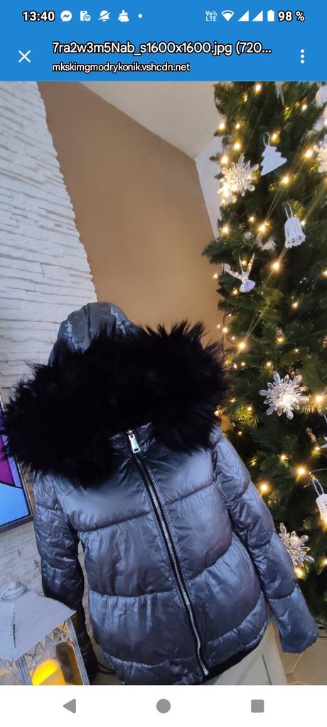 Dámska zimná vetrovka, s