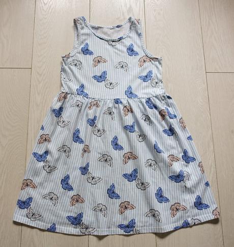 Motýlové šaty h&m 122/128, h&m,122
