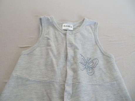 Šedé dupačkybez rukávov, 86