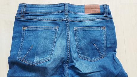 Damske dievcenske rifle, denim,s