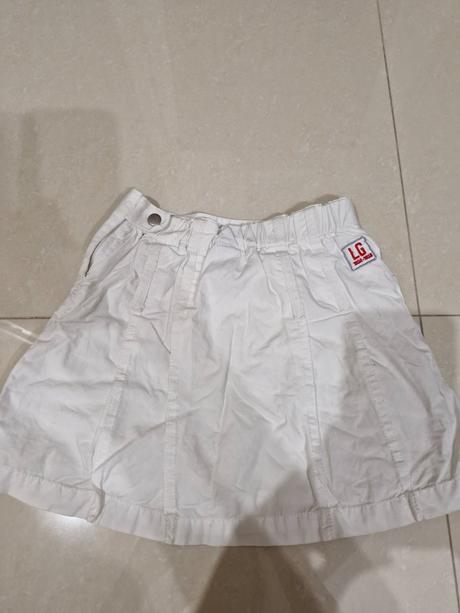 Biela sukňa, h&m,98