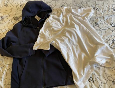 Športová bunda s kapucou decathlon v. m, m