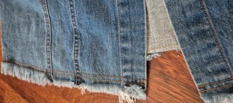 Štýlový riflový prechodný kabát, m