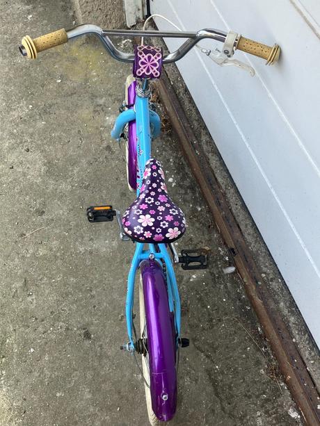 Predám detský bicykel - bledomodrý, harry,16