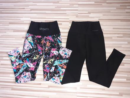 Zateplené legíny 2 kusov, s